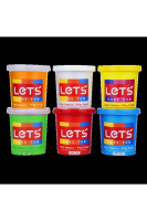 Lets Oyun Hamuru 6 Renk L8350 (900 gr)