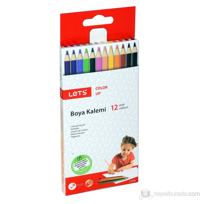 Lets Boya Kalemi 12 Li 15.00 TL + KDV Lets Boya Kalemi 12 Li 15.00 TL + KDV